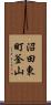 沼田東町釜山 Scroll