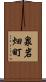 泉岩畑町 Scroll