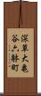 深草大亀谷六躰町 Scroll