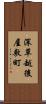 深草越後屋敷町 Scroll