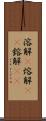 溶解(P) Scroll