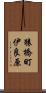猿橋町伊良原 Scroll