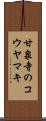 甘泉寺のコウヤマキ Scroll