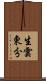 生雲東分 Scroll