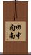 田中内南 Scroll