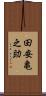 田安亀之助 Scroll