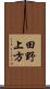 田野上方 Scroll