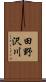 田野沢川 Scroll