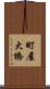 町屋大橋 Scroll