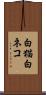 白猫 Scroll