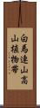 白馬連山高山植物帯 Scroll