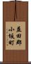 益田郡小坂町 Scroll