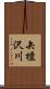 矢櫃沢川 Scroll