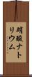 硝酸ナトリウム Scroll