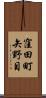 窪田町矢野目 Scroll