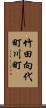 竹田向代町川町 Scroll