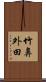 竹鼻外田 Scroll
