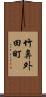 竹鼻外田町 Scroll