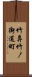 竹鼻竹ノ街道町 Scroll
