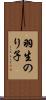 羽生のり子 Scroll