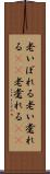 老いぼれる Scroll