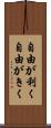 自由が利く Scroll