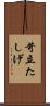 苛立たしげ Scroll