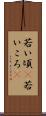 若い頃(P) Scroll