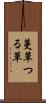 蔓草 Scroll