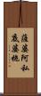 薩婆阿私底婆拖 Scroll