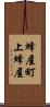 蜂屋町上蜂屋 Scroll