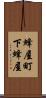 蜂屋町下蜂屋 Scroll