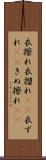 衣擦れ Scroll