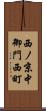 西ノ京中御門西町 Scroll
