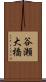 谷瀬大橋 Scroll