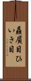 贔屓目 Scroll