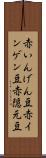 赤いんげん豆 Scroll