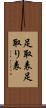 足取表 Scroll