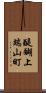 醍醐上端山町 Scroll