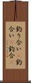 釣り合い(P);釣合い(P);釣合(P) Scroll