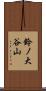 鈴ノ大谷山 Scroll