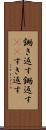 鋤き返す Scroll