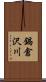 鍋倉沢川 Scroll