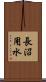 長沼用水 Scroll