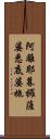 阿離耶暮攞薩婆悉底婆拖 Scroll