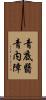 青底翳 Scroll