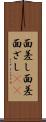 面差し Scroll