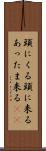 頭にくる Scroll