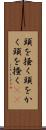 頭を掻く Scroll