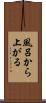 風呂から上がる Scroll
